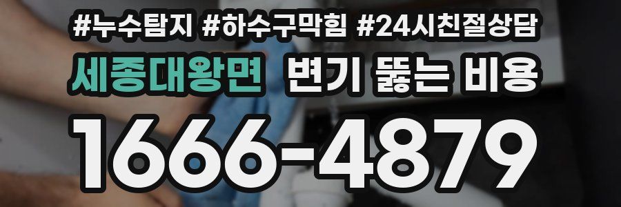 세종대왕면 변기 뚫는 비용