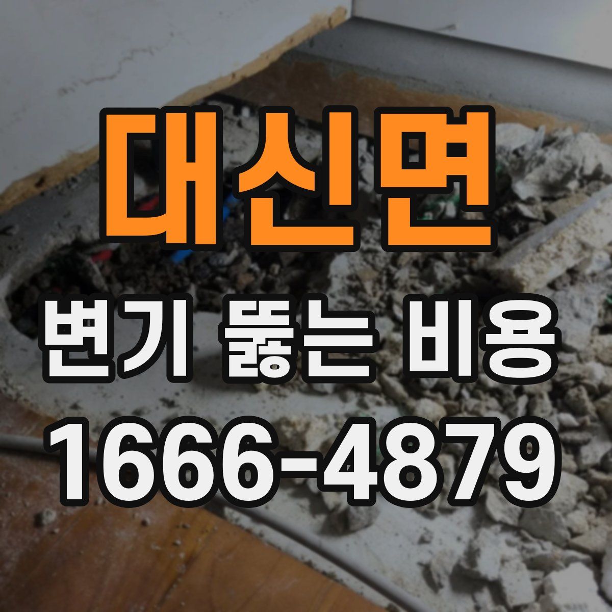 대신면 변기 뚫는 비용