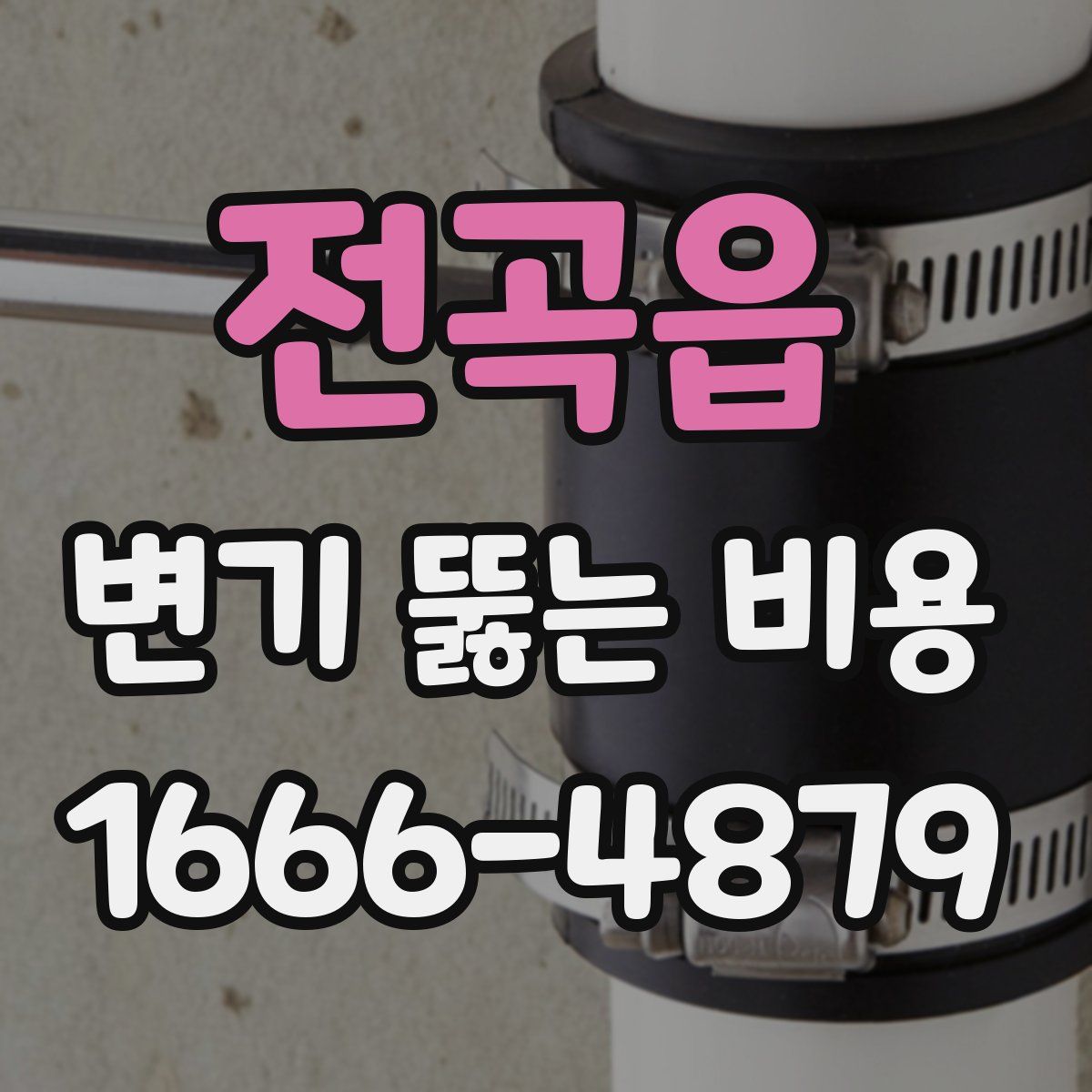 전곡읍 변기 뚫는 비용