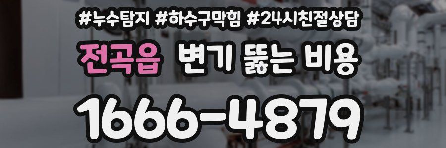 전곡읍 변기 뚫는 비용