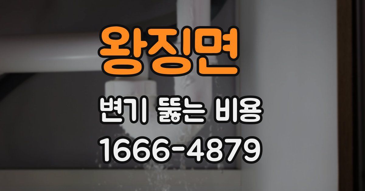 왕징면 변기 뚫는 비용