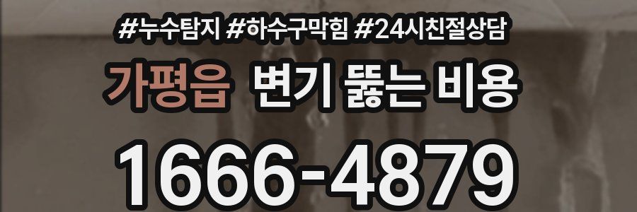 가평읍 변기 뚫는 비용