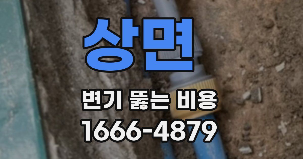 상면 변기 뚫는 비용