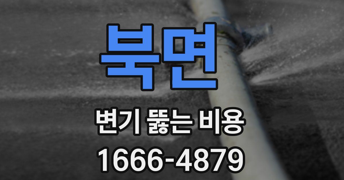 북면 변기 뚫는 비용
