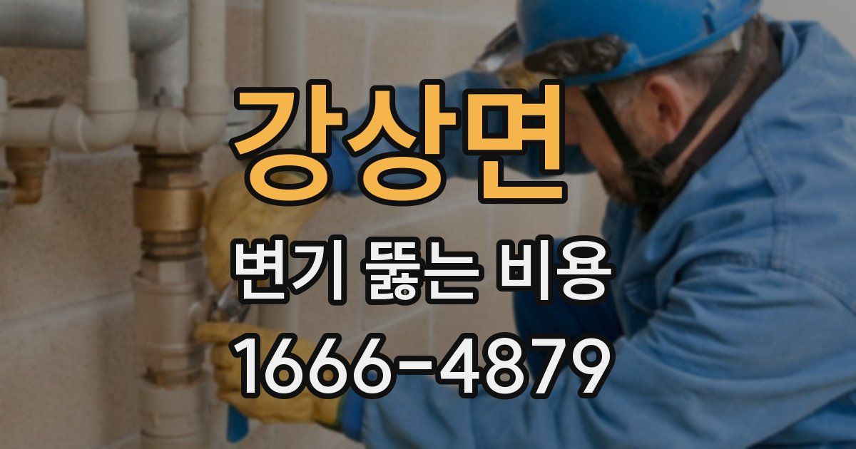 강상면 변기 뚫는 비용