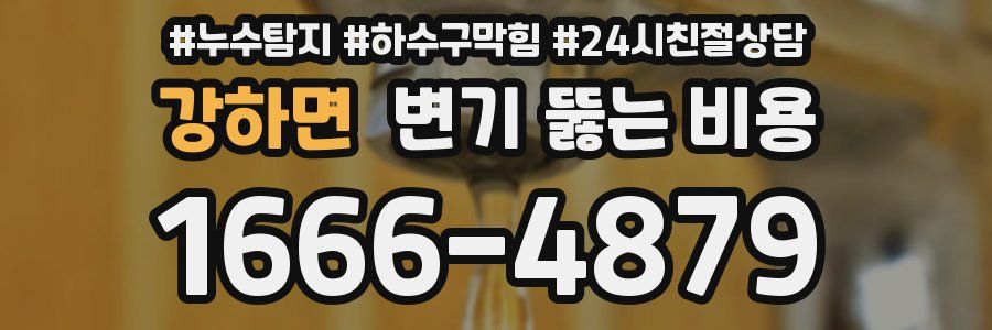 강하면 변기 뚫는 비용