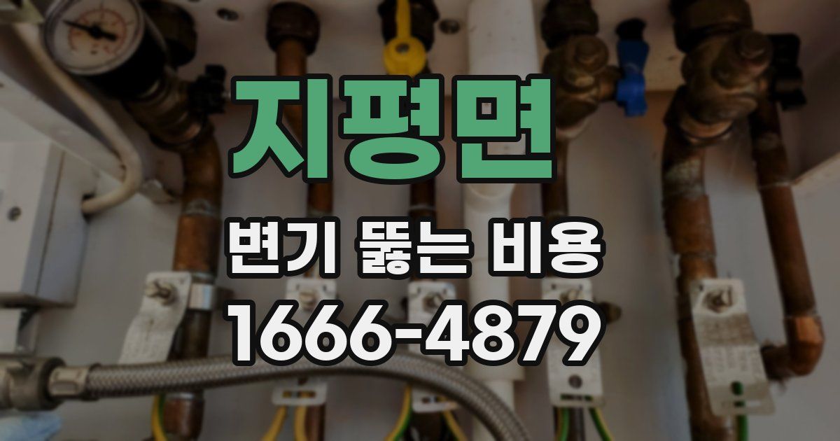 지평면 변기 뚫는 비용
