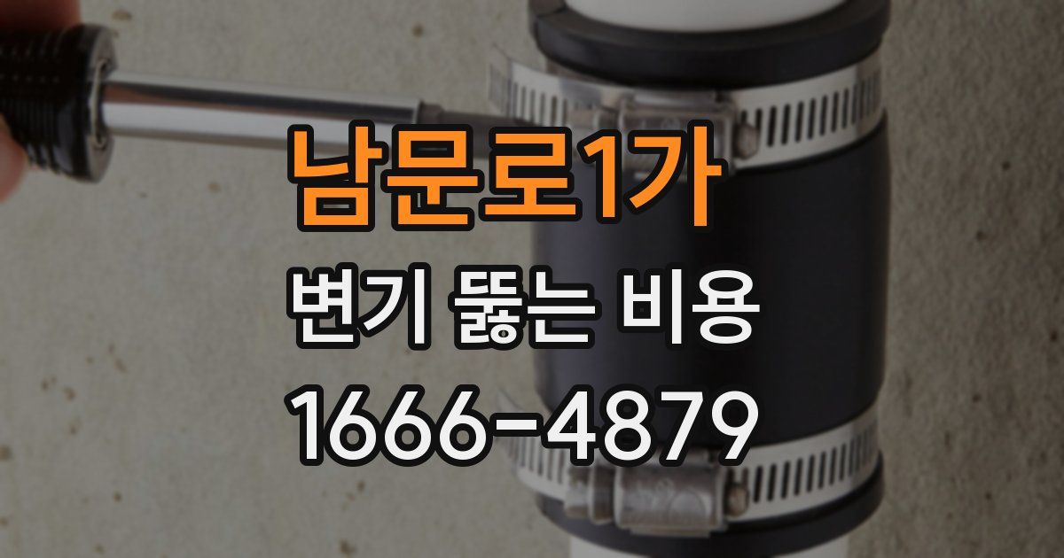남문로1가 변기 뚫는 비용