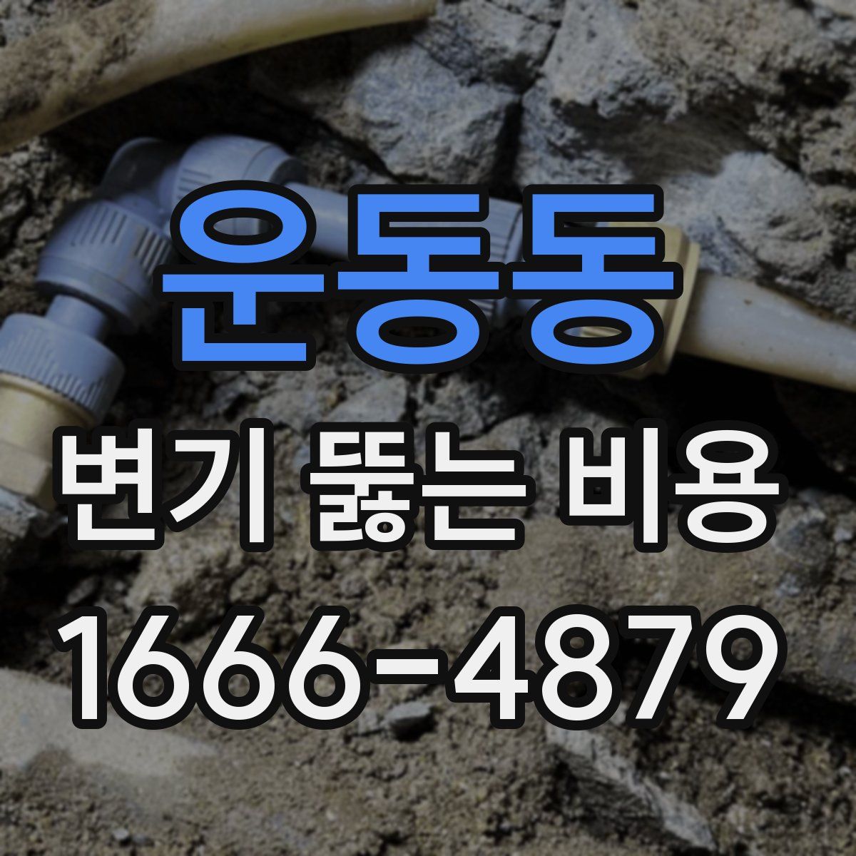 운동동 변기 뚫는 비용