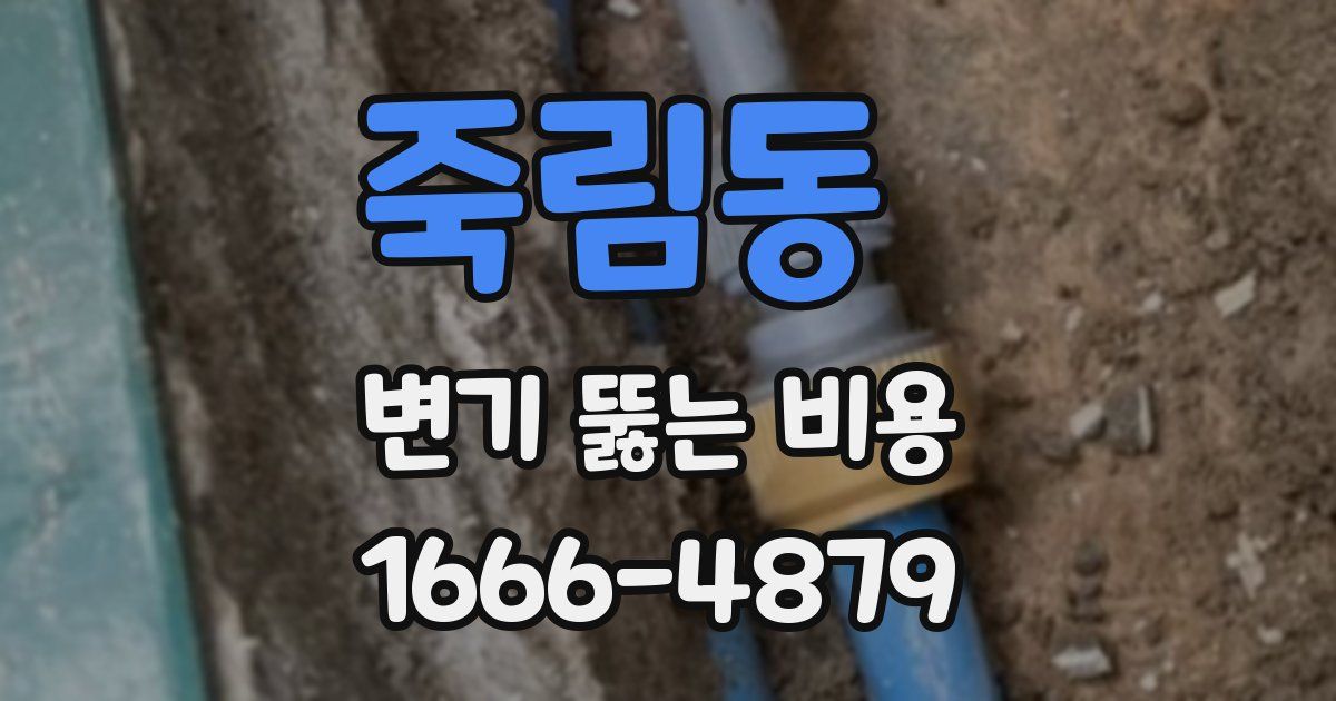 죽림동 변기 뚫는 비용