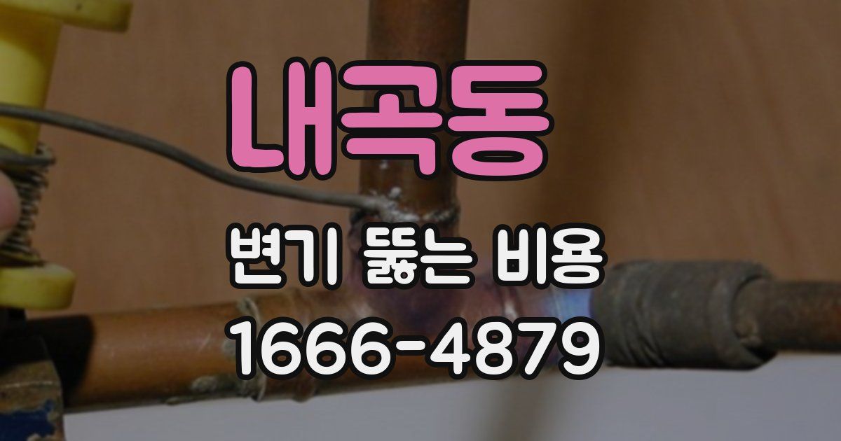 내곡동 변기 뚫는 비용