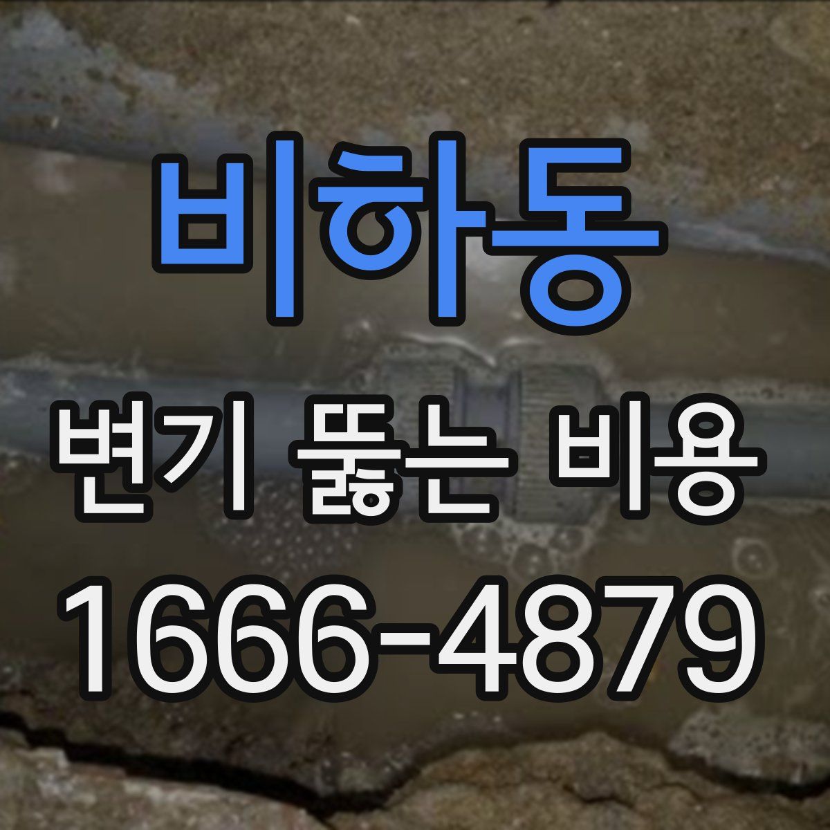 비하동 변기 뚫는 비용