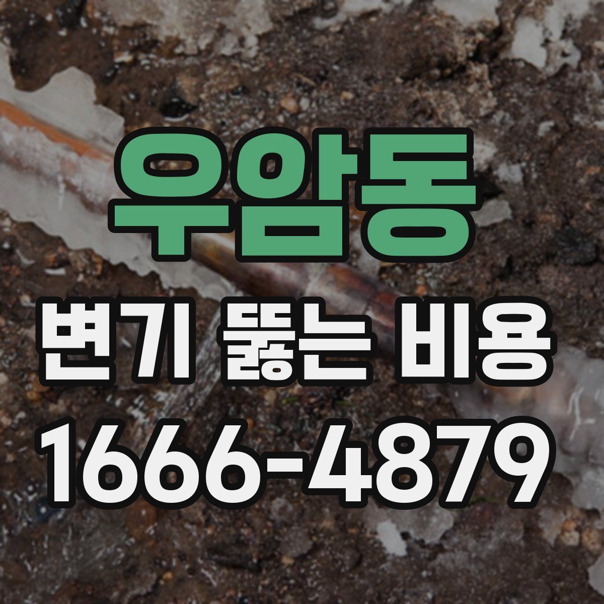 우암동 변기 뚫는 비용