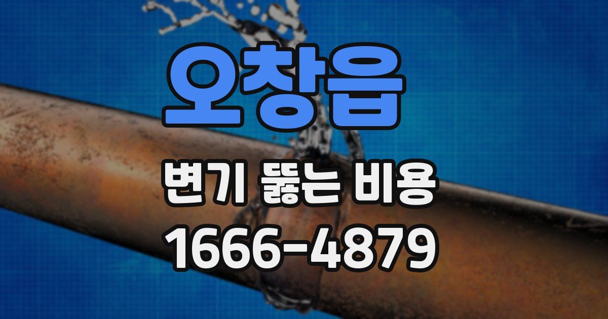 오창읍 변기 뚫는 비용