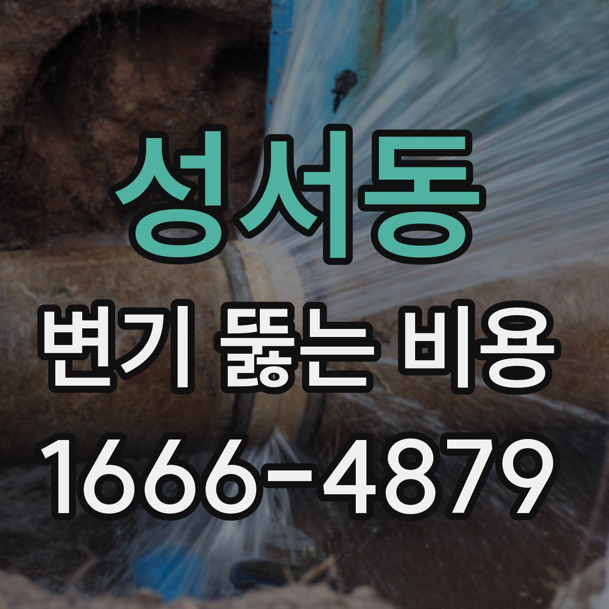 성서동 변기 뚫는 비용