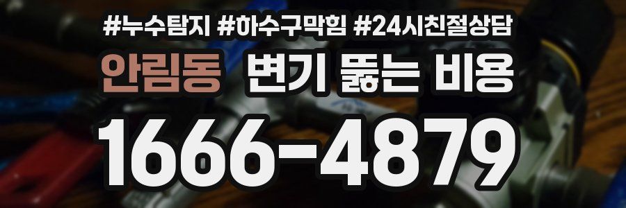 안림동 변기 뚫는 비용