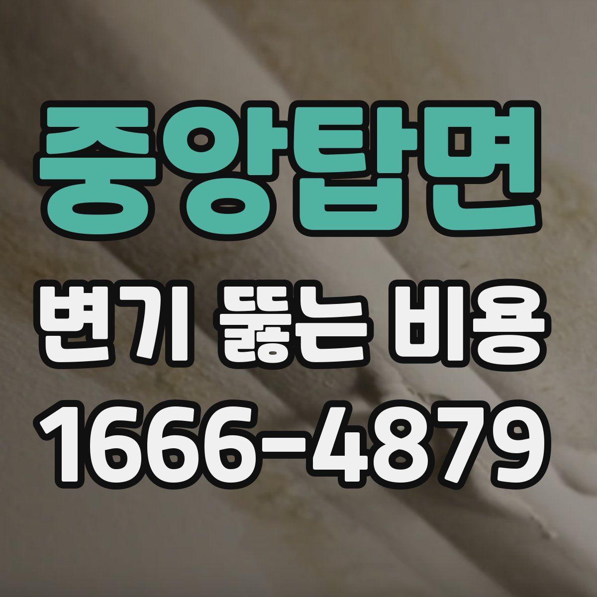 중앙탑면 변기 뚫는 비용