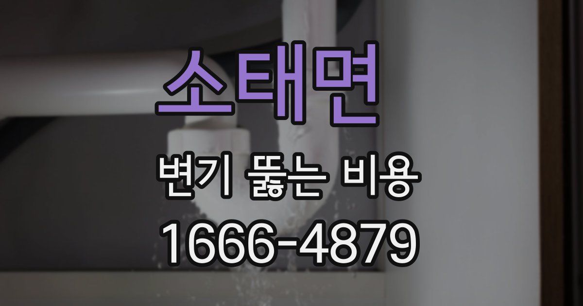 소태면 변기 뚫는 비용