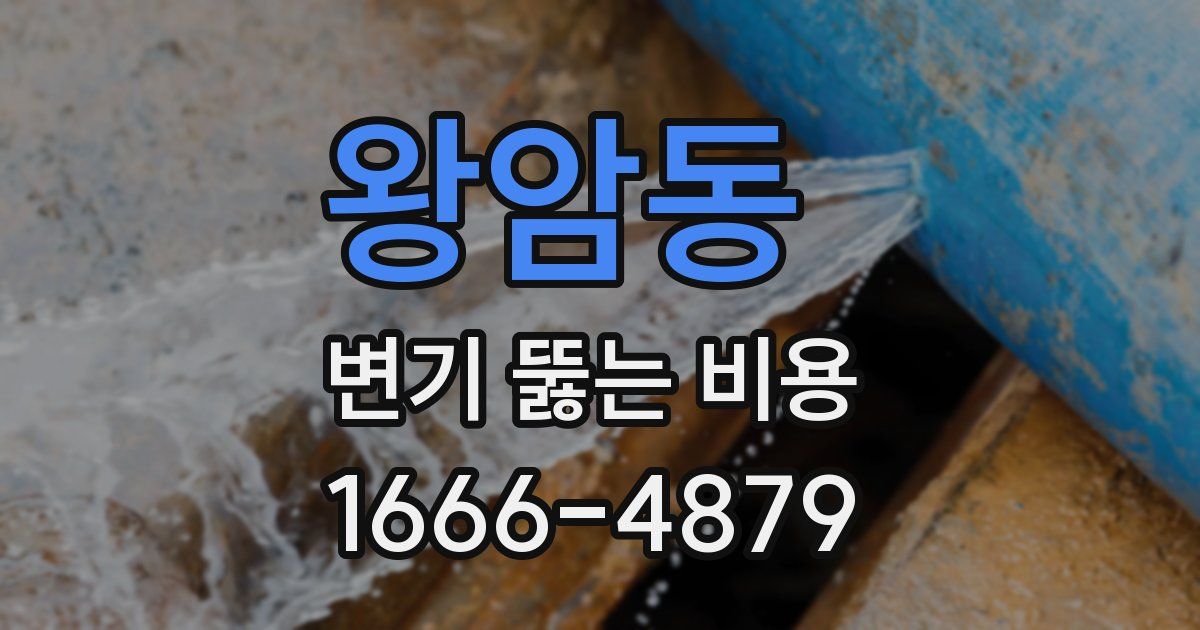 왕암동 변기 뚫는 비용