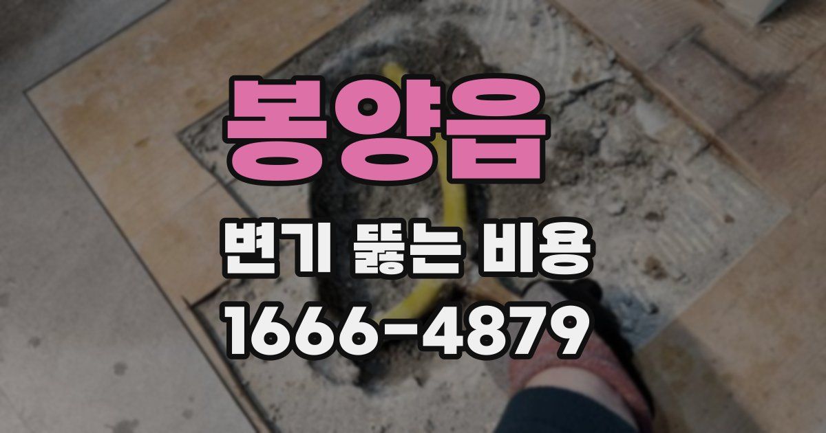 봉양읍 변기 뚫는 비용