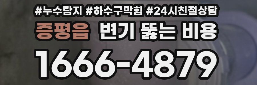 증평읍 변기 뚫는 비용