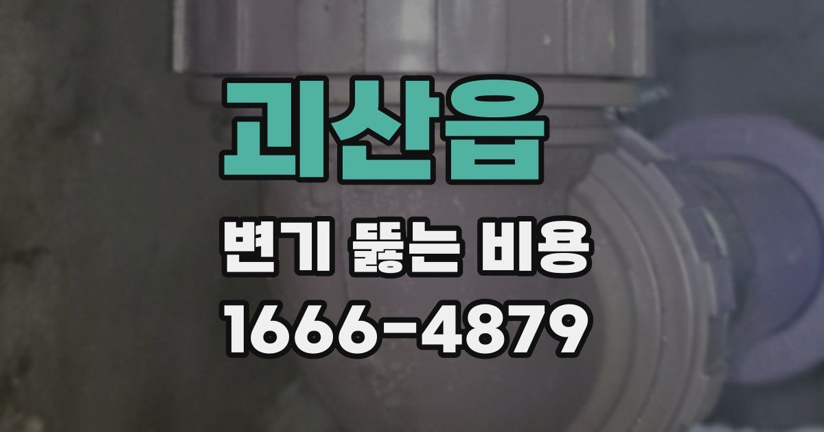 괴산읍 변기 뚫는 비용