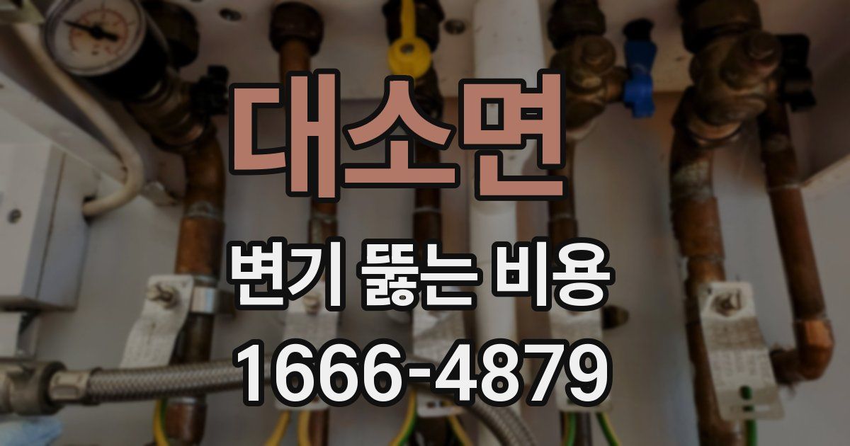 대소면 변기 뚫는 비용