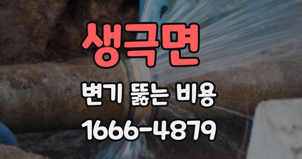 생극면 변기 뚫는 비용