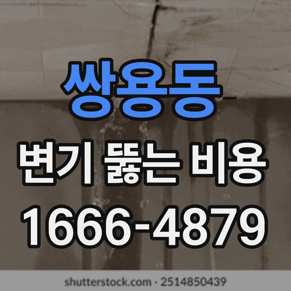 쌍용동 변기 뚫는 비용