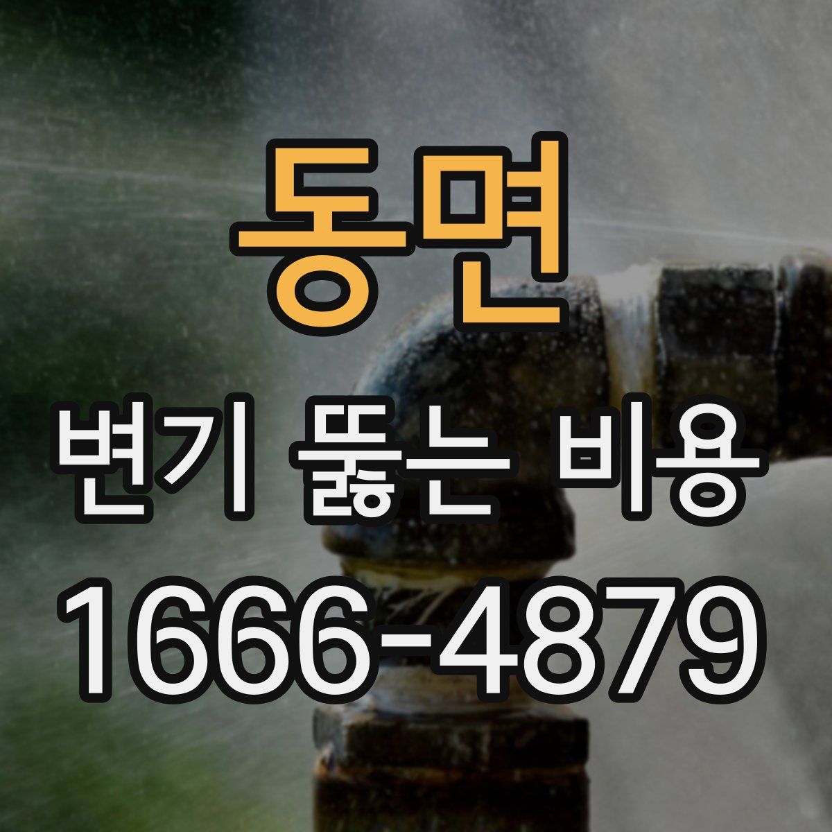 동면 변기 뚫는 비용