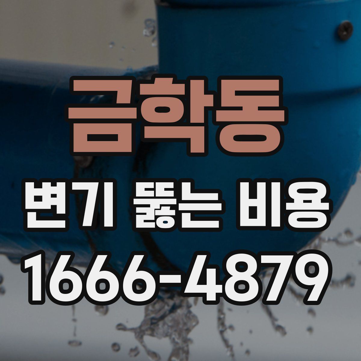 금학동 변기 뚫는 비용