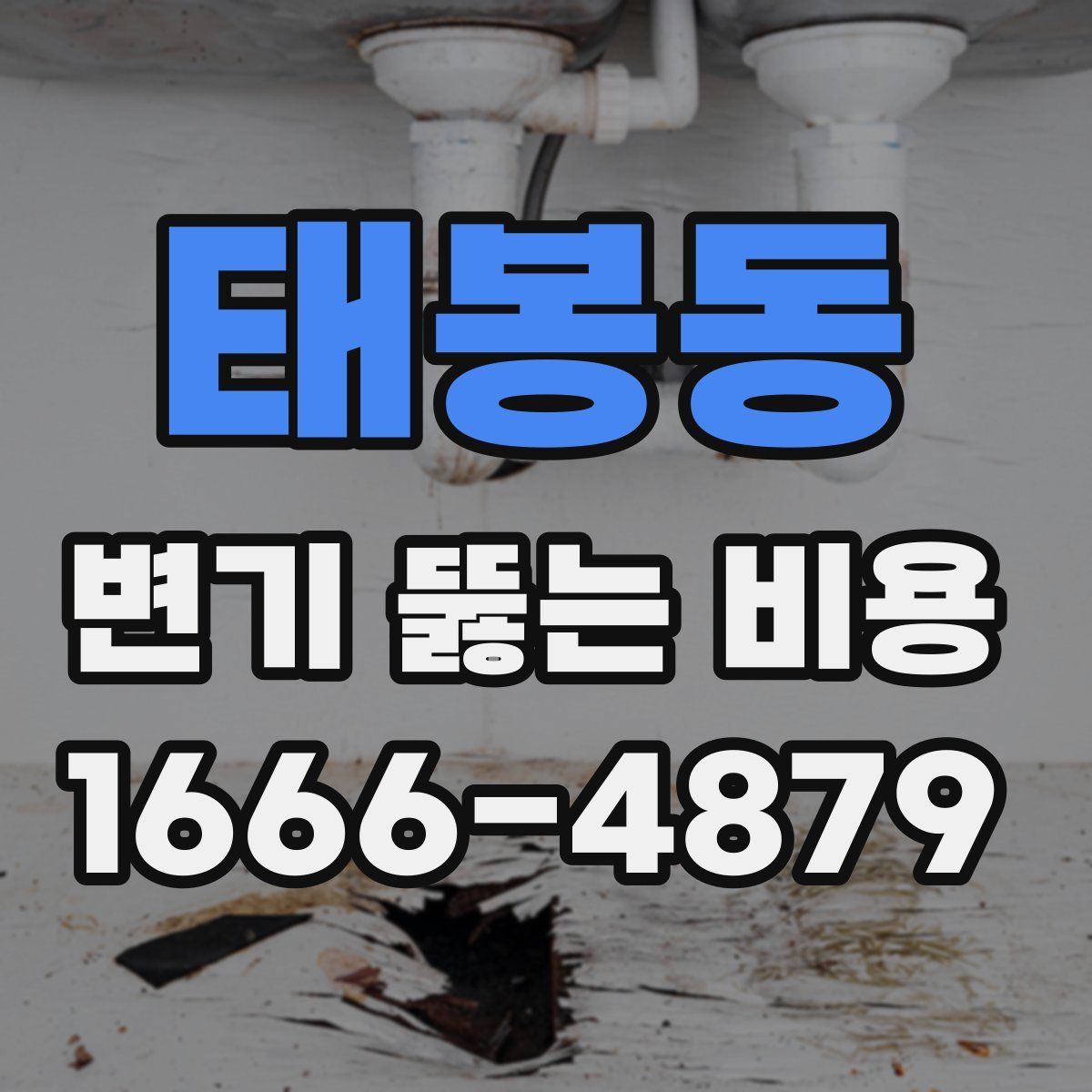 태봉동 변기 뚫는 비용