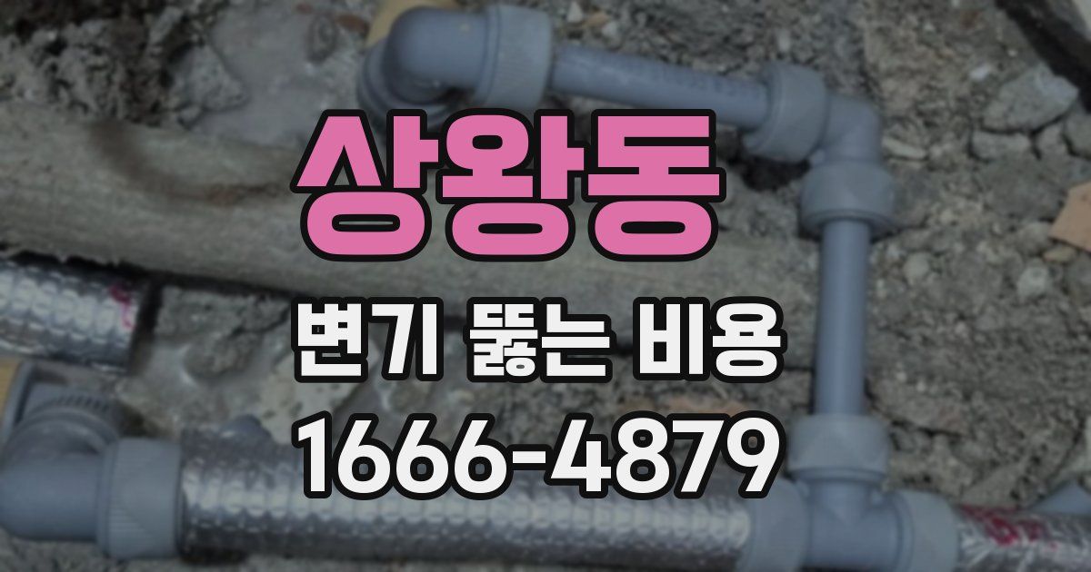 상왕동 변기 뚫는 비용