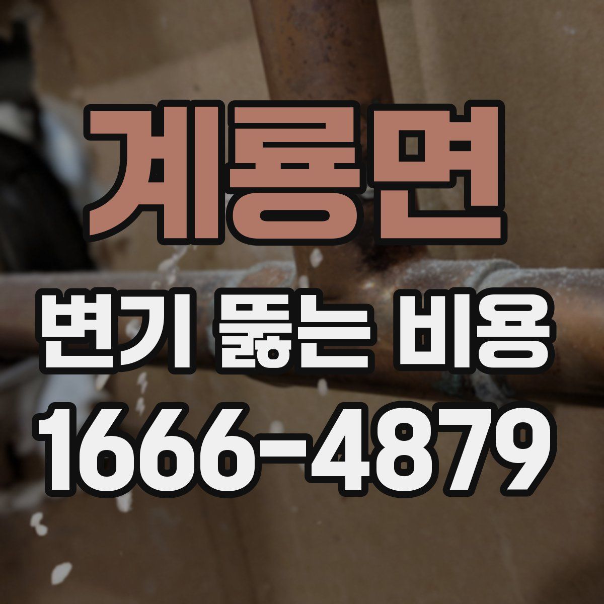 계룡면 변기 뚫는 비용