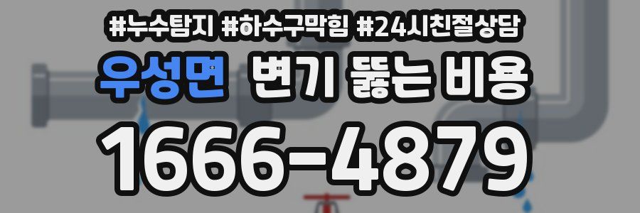 우성면 변기 뚫는 비용