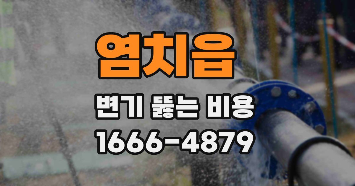 염치읍 변기 뚫는 비용