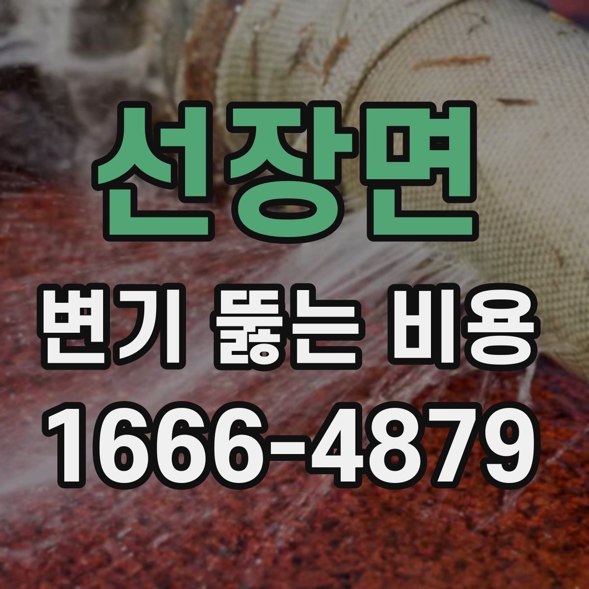 선장면 변기 뚫는 비용