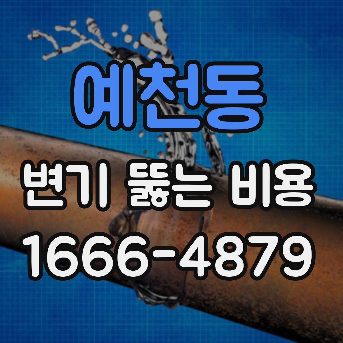 예천동 변기 뚫는 비용