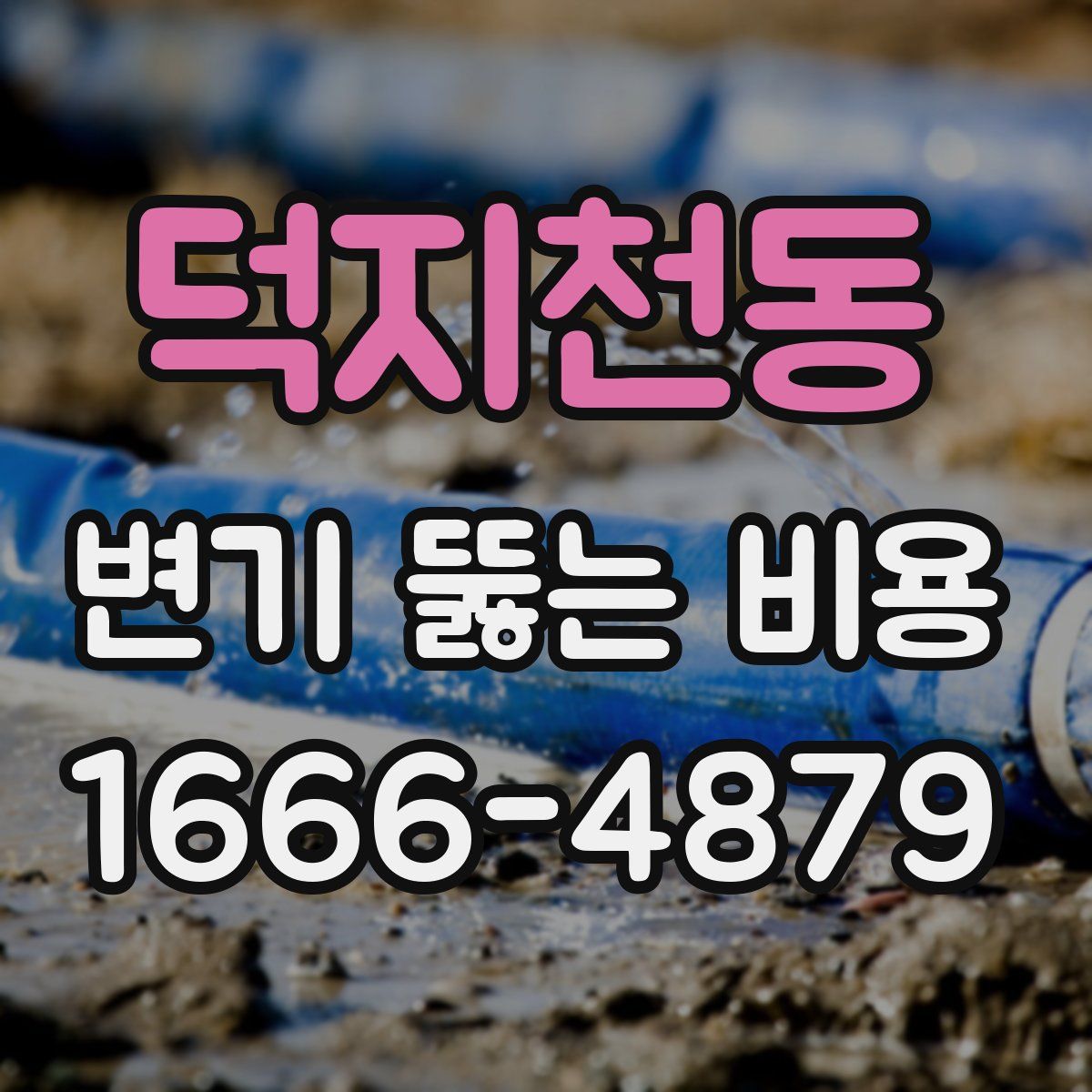 덕지천동 변기 뚫는 비용