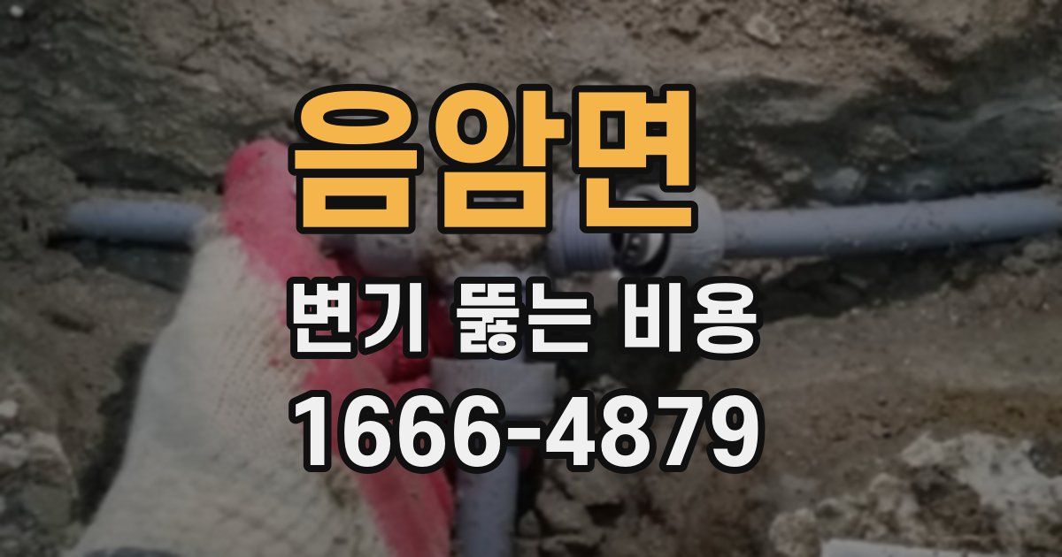 음암면 변기 뚫는 비용