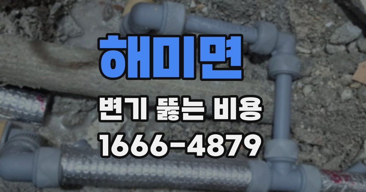 해미면 변기 뚫는 비용
