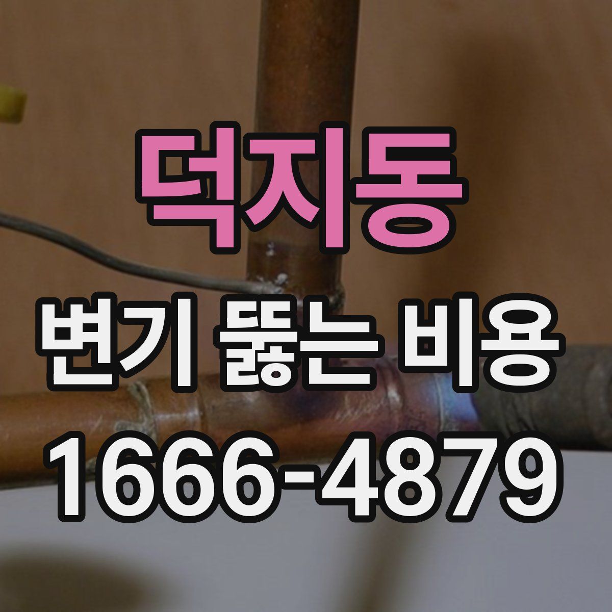 덕지동 변기 뚫는 비용