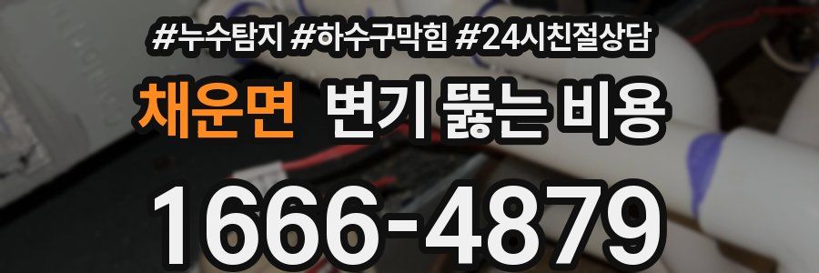 채운면 변기 뚫는 비용