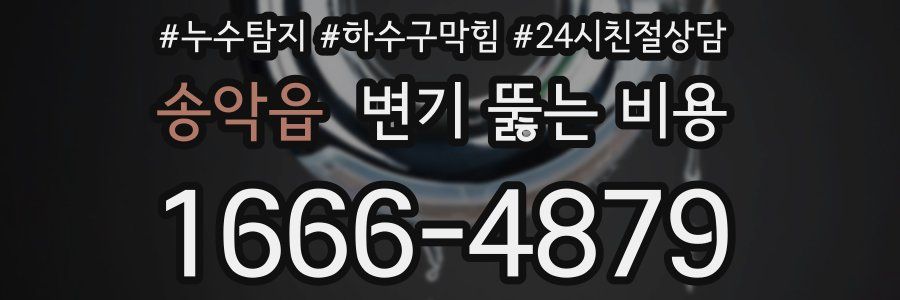 송악읍 변기 뚫는 비용