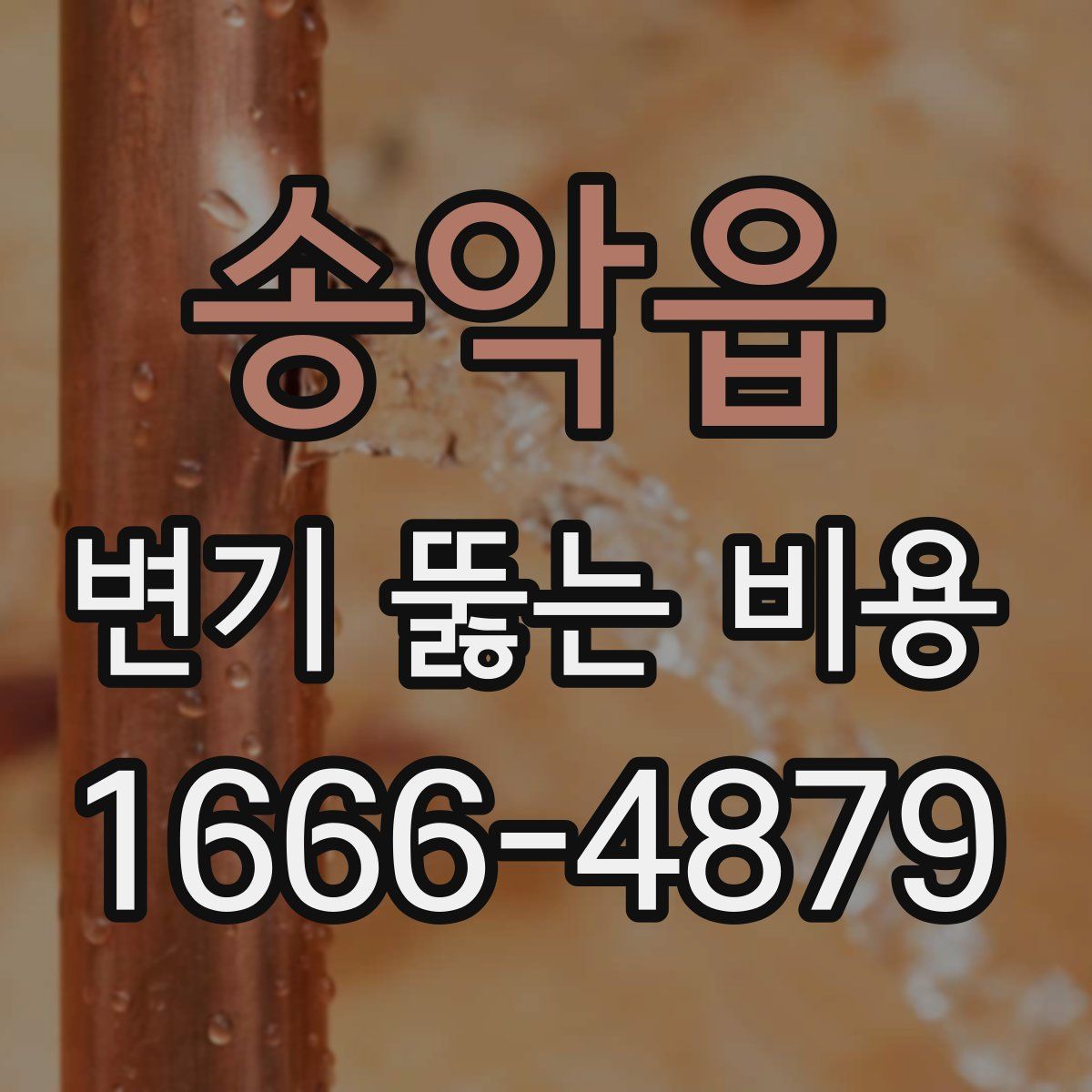 송악읍 변기 뚫는 비용