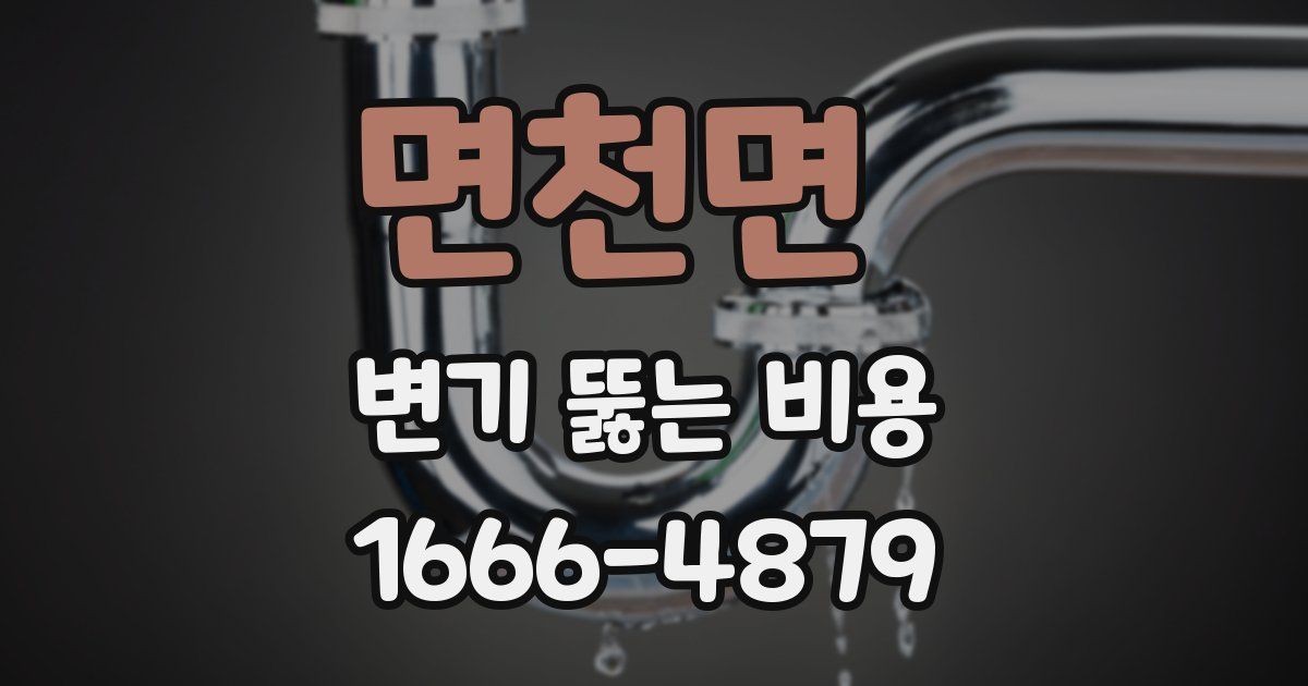 면천면 변기 뚫는 비용