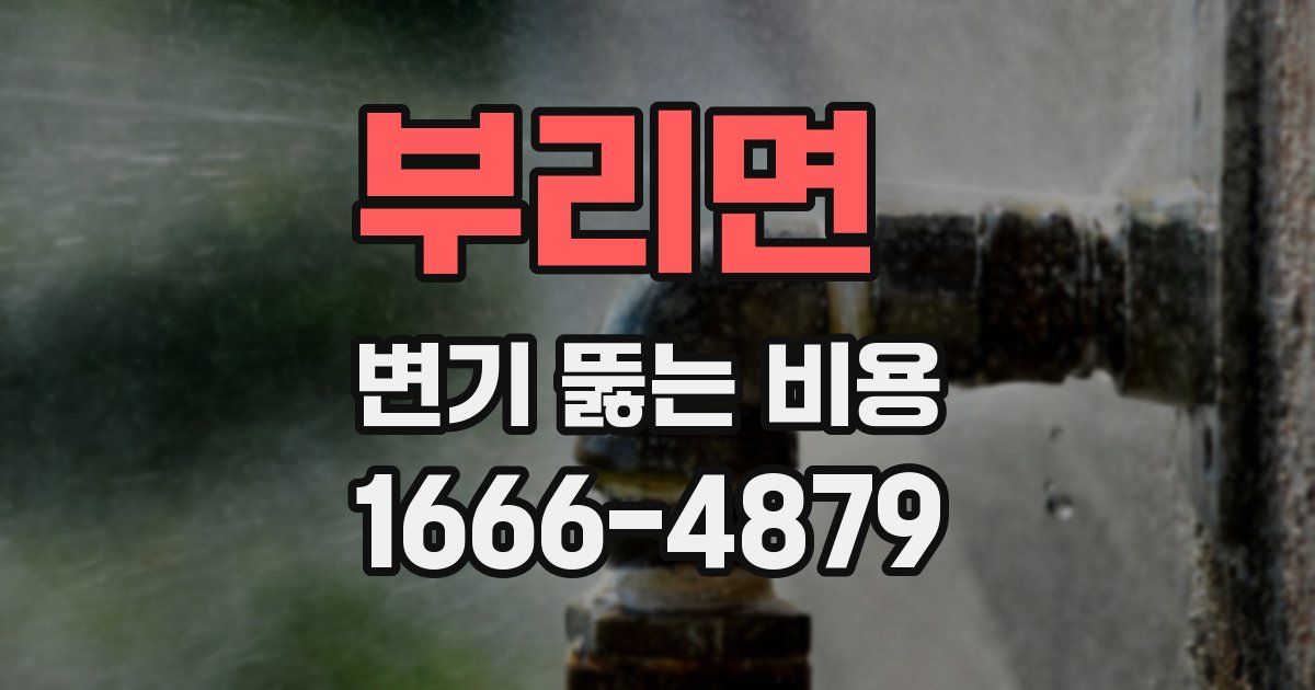 부리면 변기 뚫는 비용