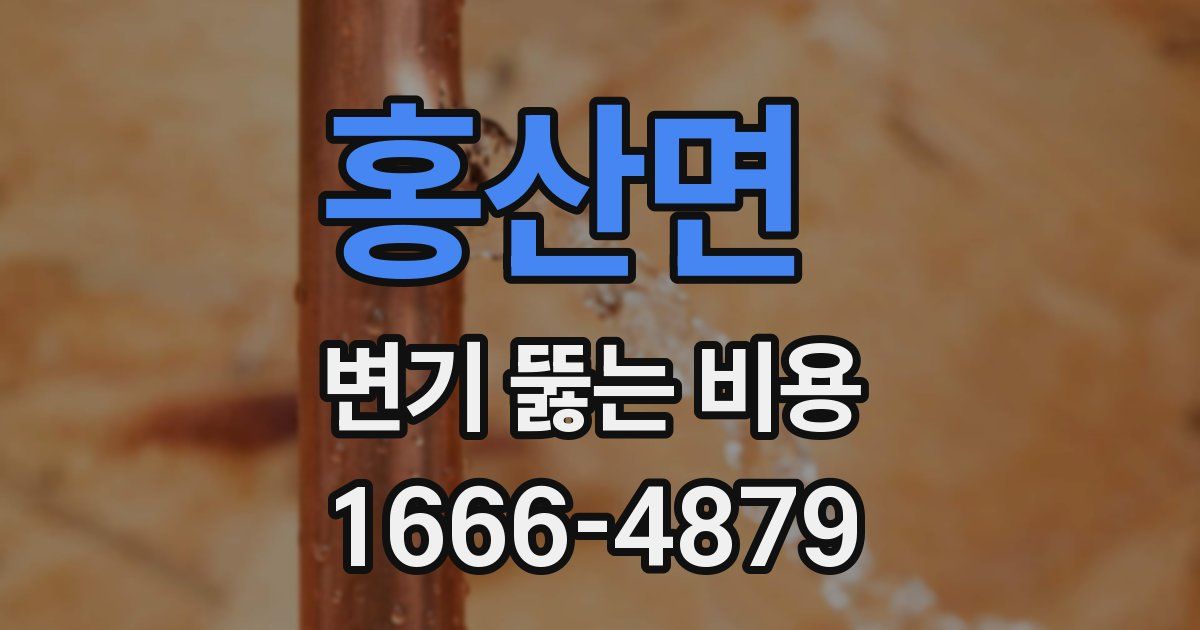 홍산면 변기 뚫는 비용