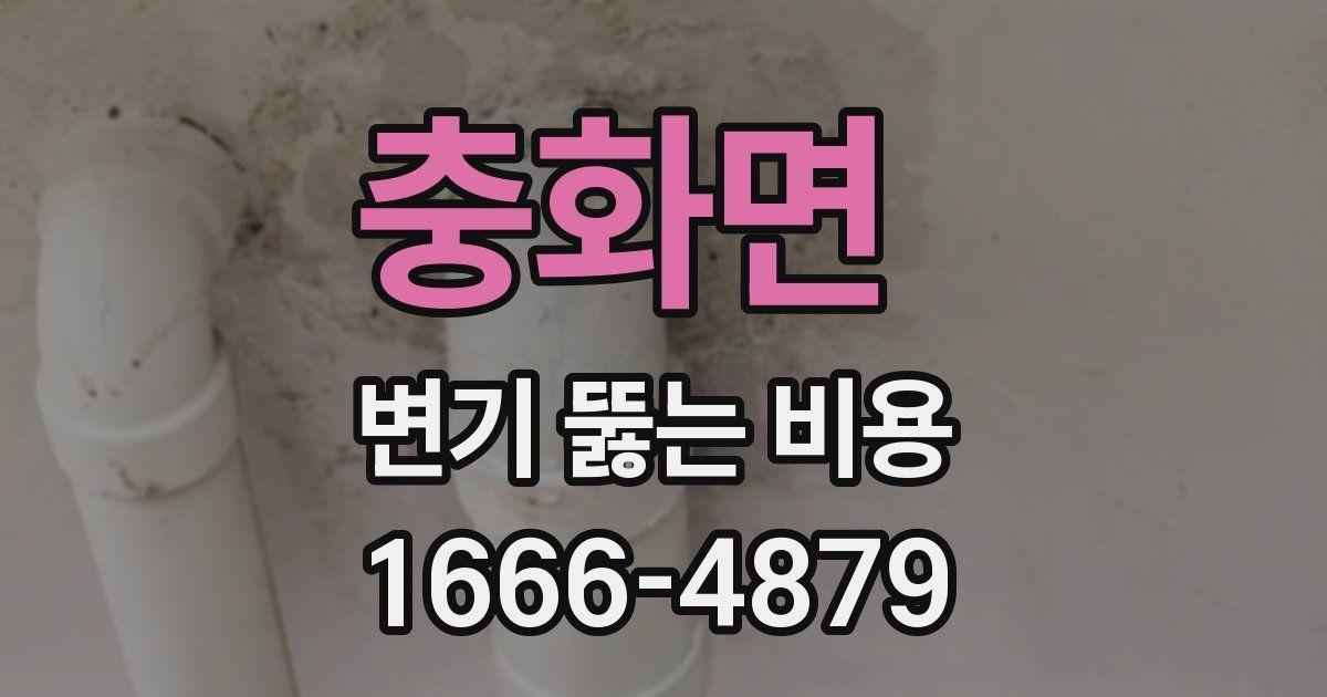 충화면 변기 뚫는 비용