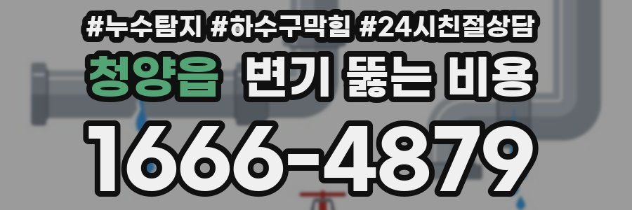 청양읍 변기 뚫는 비용